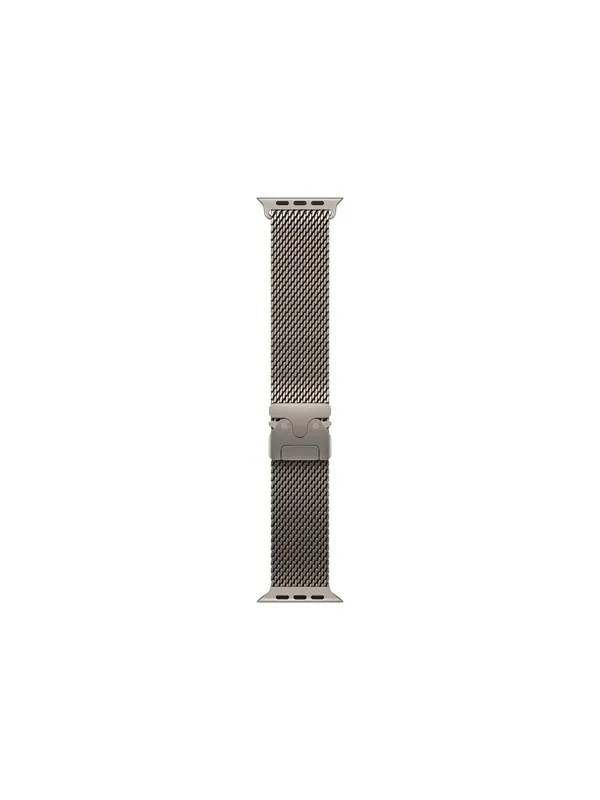Apple 49mm Natural Titanium Milanese Loop - Small