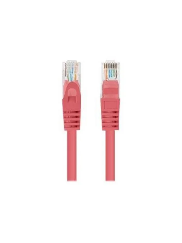 Lanberg patch cable - 25 cm - red RA3017 - Rød - 0.25 meter
