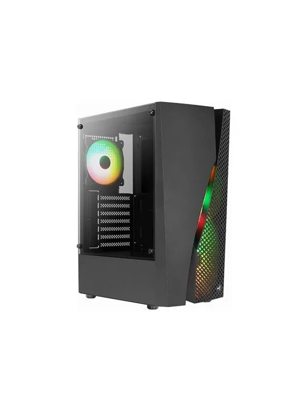 AeroCool Wave - mid tower - ATX - Kabinett - Tower - Svart