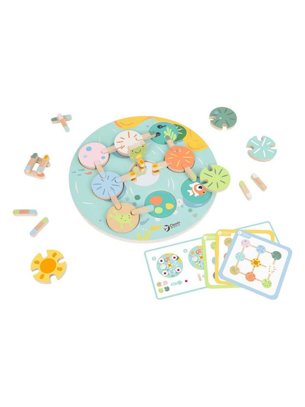 Classic World Wooden Board Game Water Lily