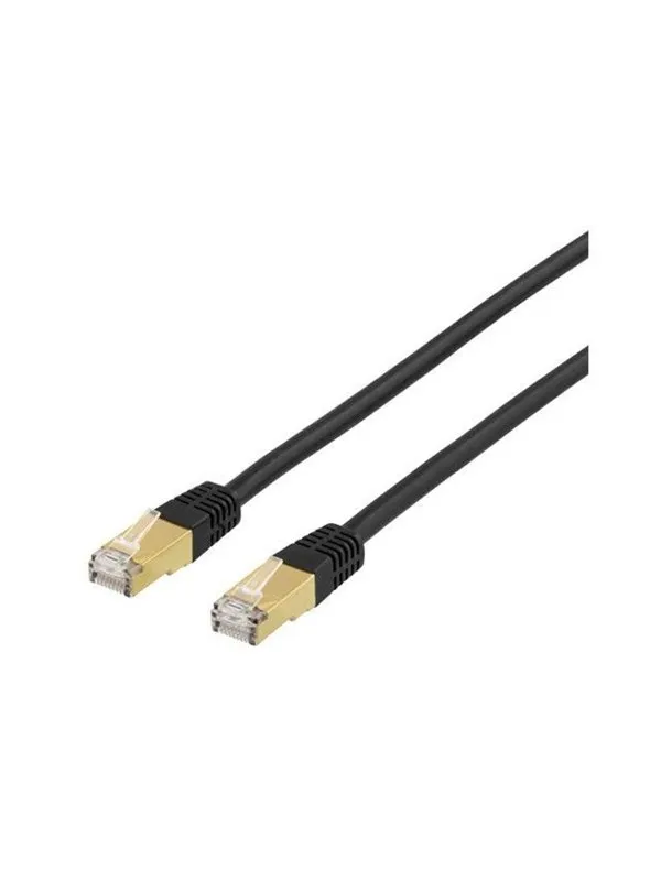 Deltaco LAN CAT 7 - SFTP - Svart - 10m