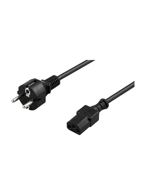 Deltaco DEL-111N - power cable - power CEE 7/7 to power IEC 60320 C13 - 10 m