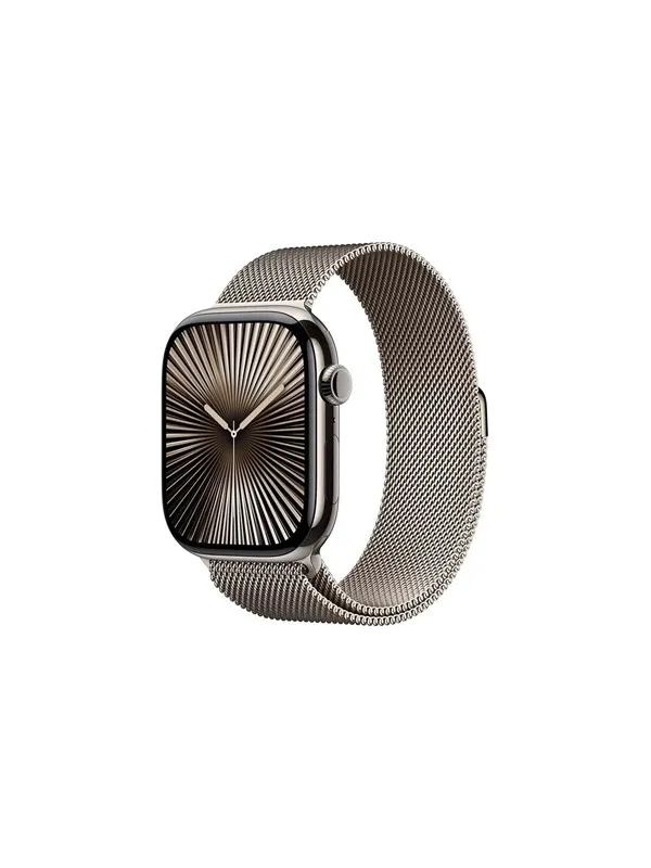Apple Watch Series 10 GPS + Cellular 46mm - Titanium Case with Milanese Loop - S/M