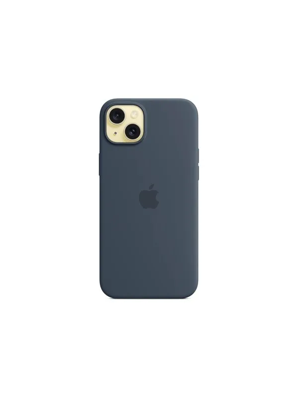 Apple iPhone 15 Plus Silicone Case with MagSafe - Storm Blue