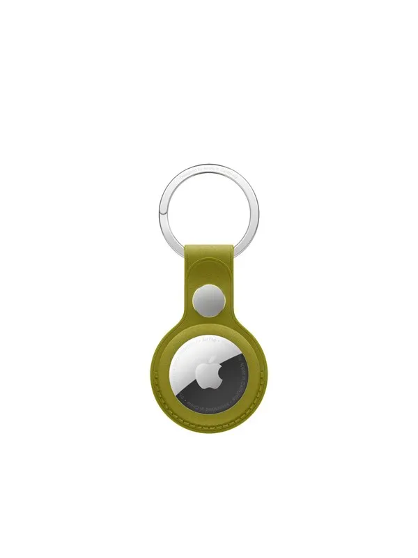 Apple AirTag FineWoven Key Ring - Chartreuse