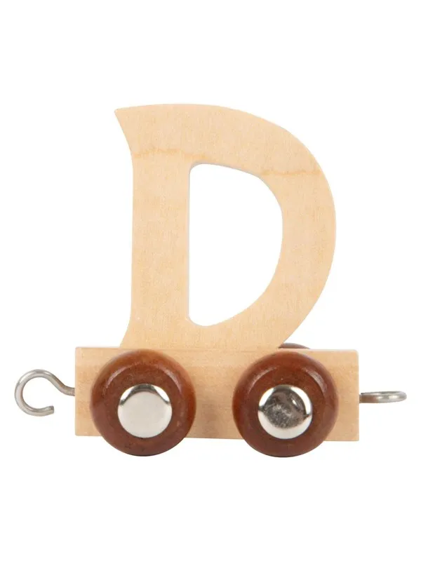 Small Foot - Wooden Letter Train - D