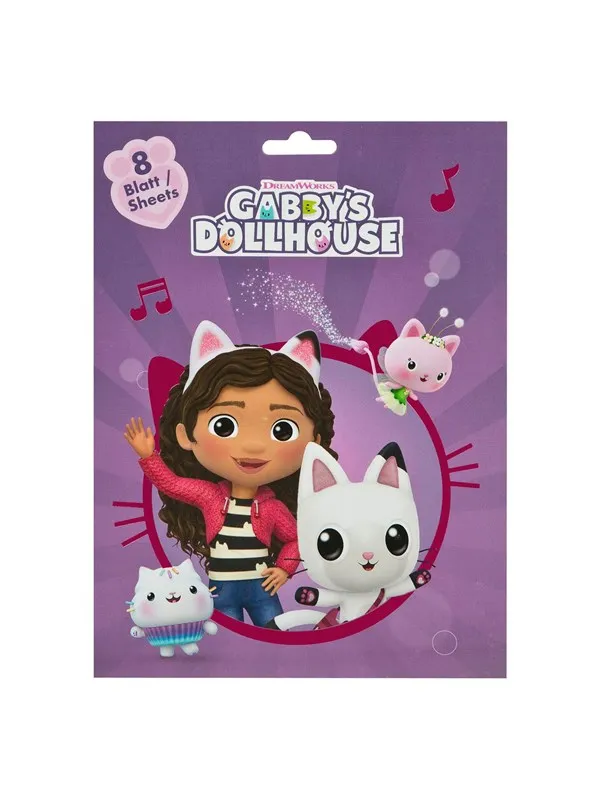 Gabby's Dollhouse Klistremerke-Bok
