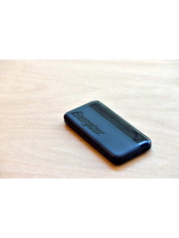 Energizer Powerbank - 15W (2x USB-C + USB-A) Nødlader - Svart - 10000 mAh