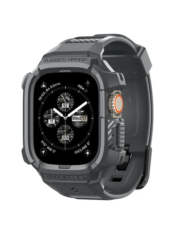 Spigen Rugged Armor Pro - dark gray - Apple Watch Ultra 3/2/1