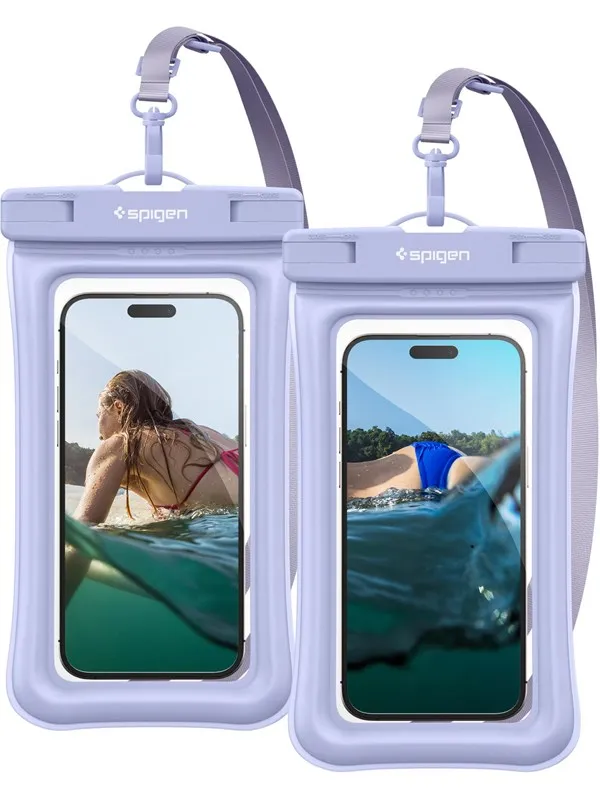 Spigen Aqua Shield WaterProof Floating Case A610 2 Pack - aqua blue