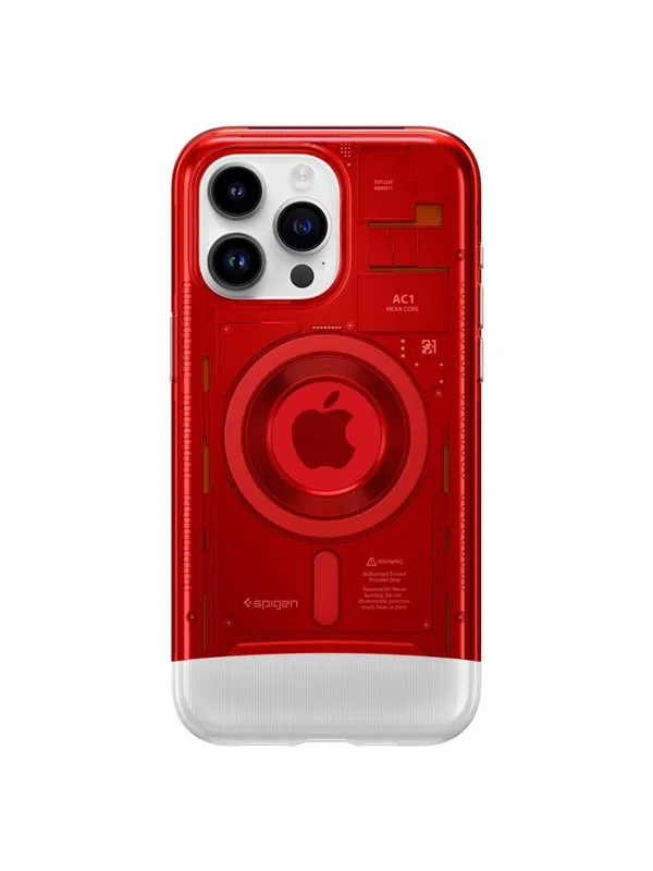 Spigen Classic C1 MagSafe - ruby - iPhone 15 Pro Max