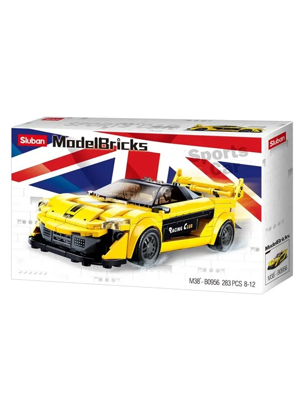 Sluban English Supercar Yellow