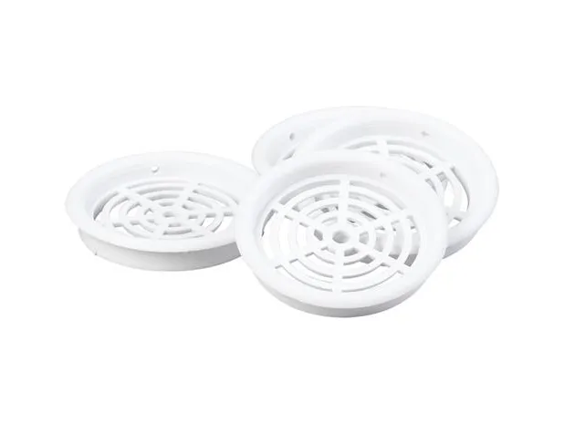 Duka Cabinet grid Type 61.2 Ø60 mm white - 4 pcs.