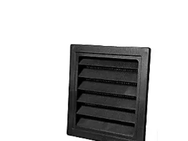 Duka Jalousie grille Type 63.3 150 x 150 mm black