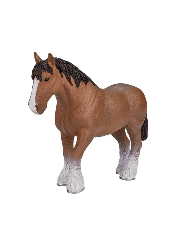 Mojo Horse World Clydesdale Horse Brown