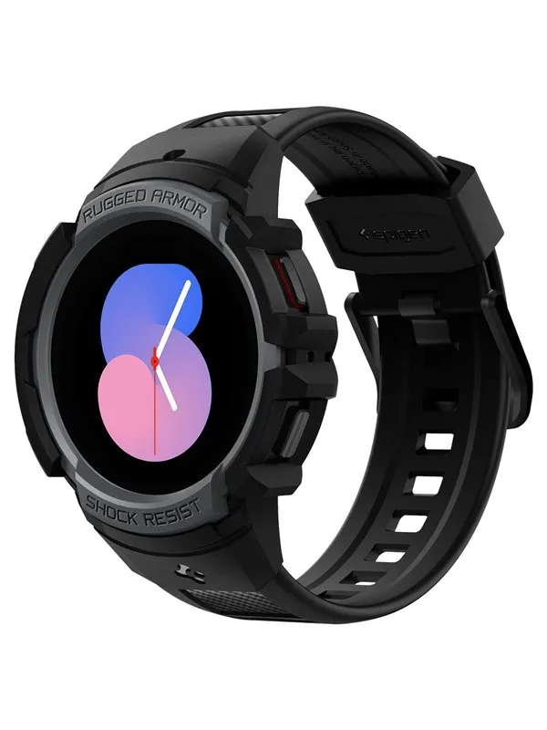 Spigen Rugged Armor Pro - charcoal gray - Samsung Galaxy Watch5/Watch4 40mm