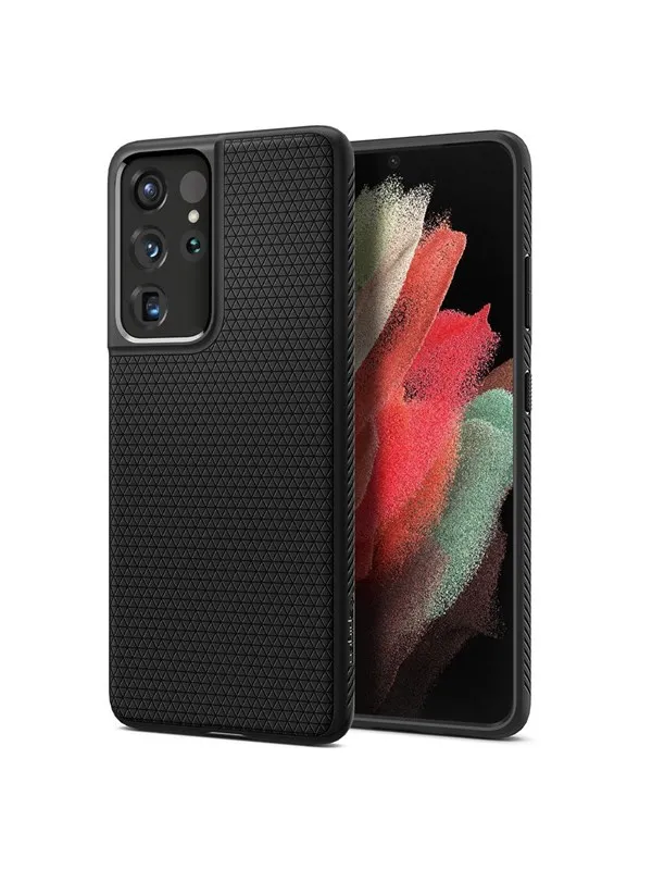 Spigen Liquid Air - black - Samsung Galaxy S21 Ultra