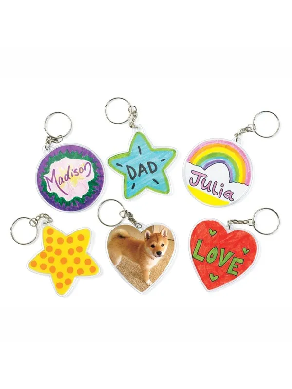 Colorations - Make Your Own Keychain Set of 12