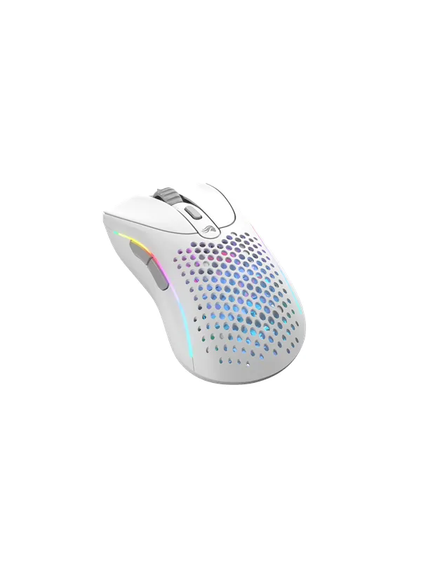 Glorious Model D 2 Wireless - Matte White - Gaming mus - Optisk - 5 - Hvit