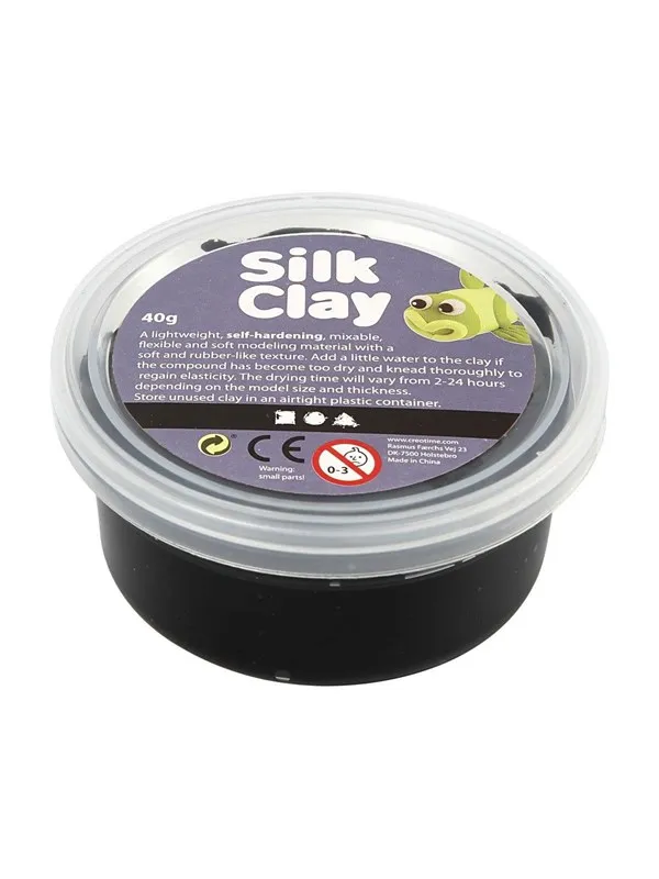 Silk Clay - Black 40gr.