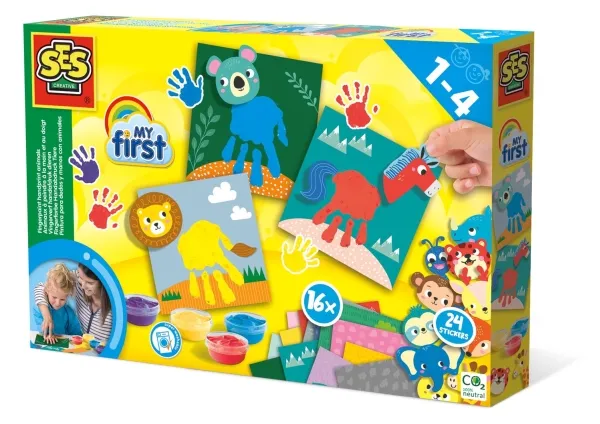 My First - Fingerpaint Handprint Animals