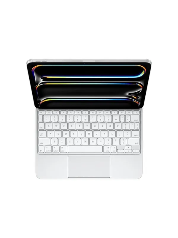 Apple Magic Keyboard for iPad Pro 11âinch (M4) - US English - White - Tastatur & Foliosett - Engelsk (USA) - Hvit