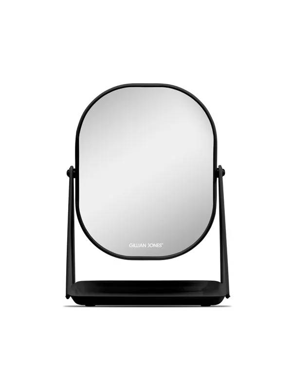Gillian Jones Table Mirror With Tray Black