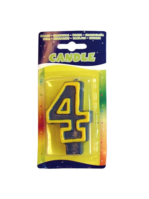 Folat BV Birthday candles Fun - 4 years