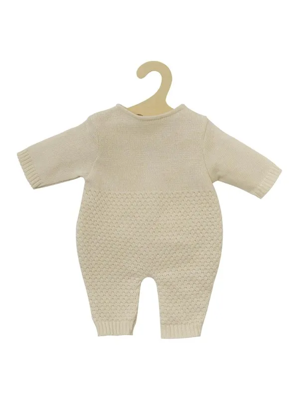 Heless Dolls Knit Overall Ecru 35-45 cm