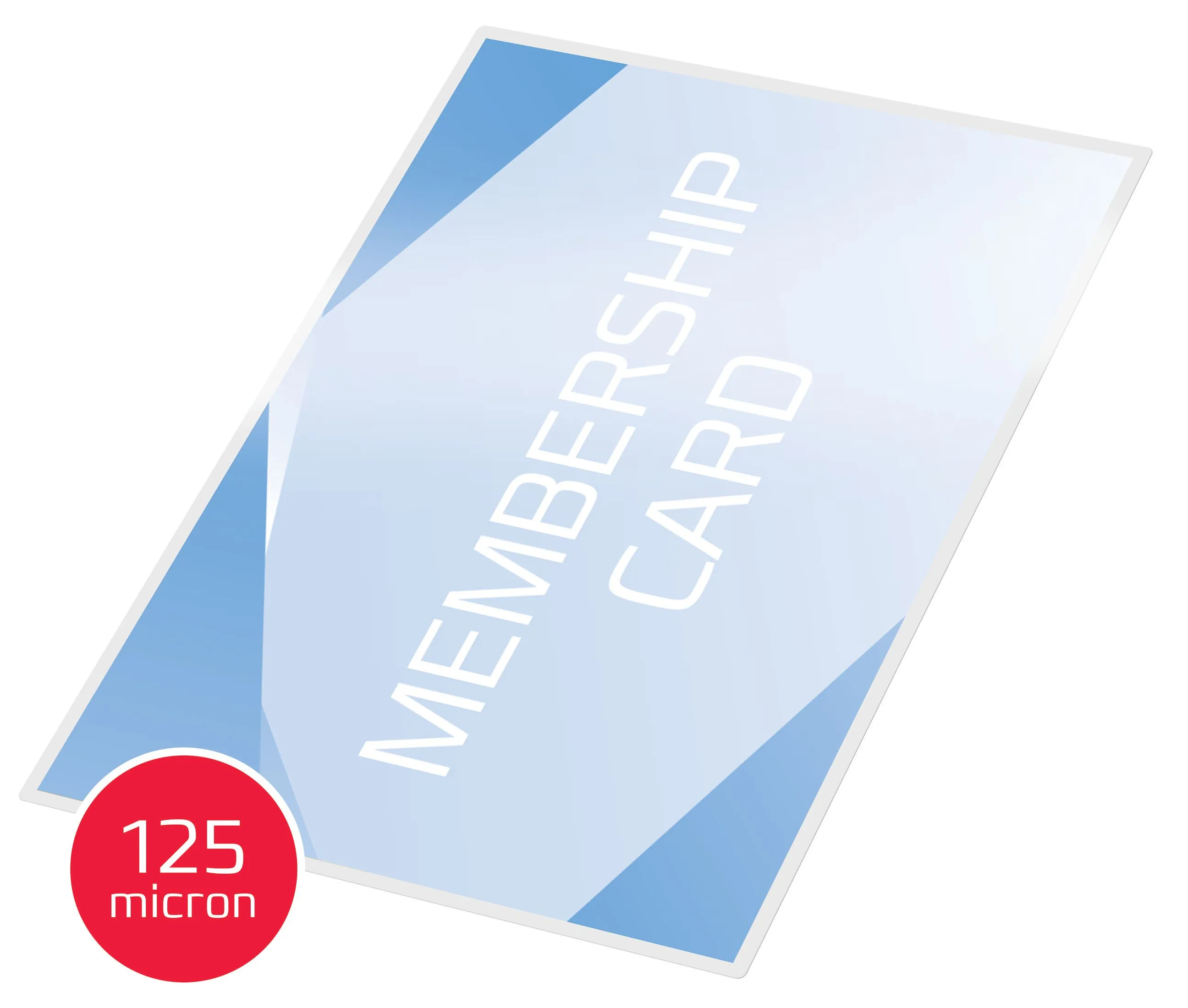 GBC Card Laminating Pouch - 100-pack - glossy - 54 x 86 mm - lamination pouches
