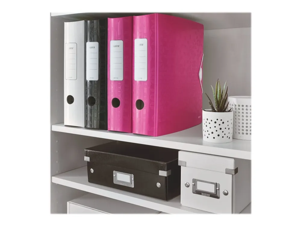 Leitz Brevordner  Active PP WOW A4/80mm Rosa