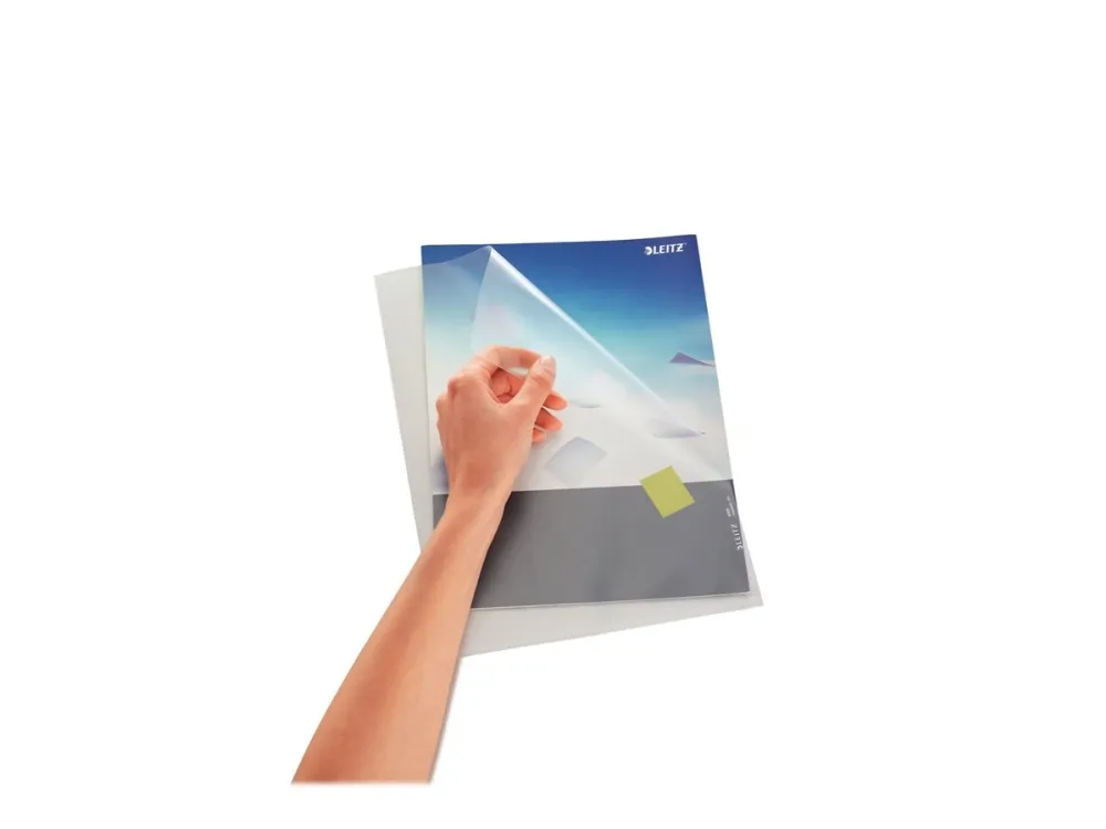 Leitz A4 Omslag 130my, 30% resirkulert plast, Pose med 10
