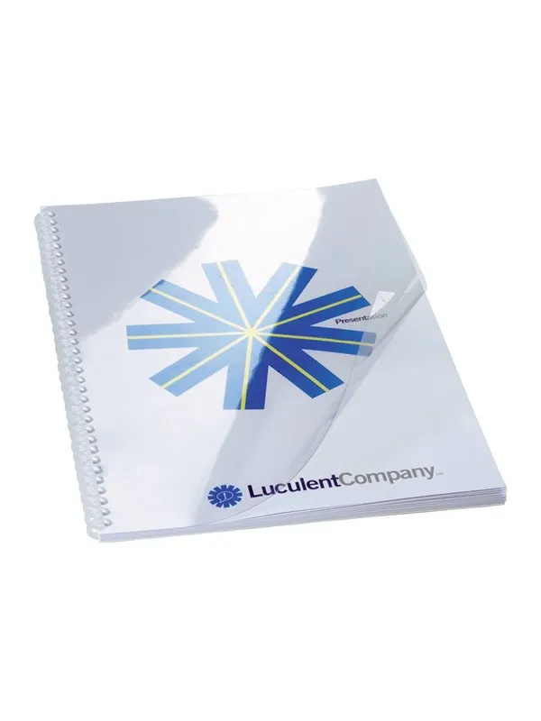 GBC - report file - for A4 - clear (pack of 100)