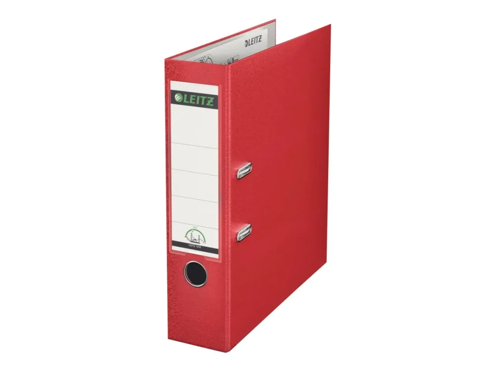 Leitz Brevordner  180 PP A4/80mm Rød
