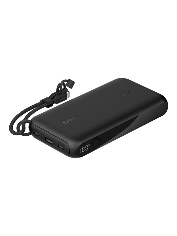 Belkin 20k PD20W Power Bank with Display Black Nødlader - Svart - 20000 mAh