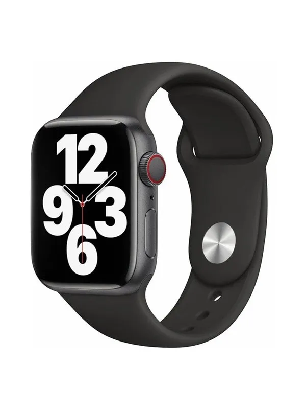 Lippa Apple Watch Silicone strap 42/44/45/49 - Black