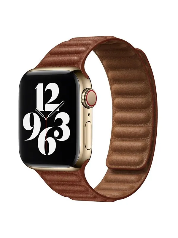 Lippa Apple Watch magnetic leather strap 38/40/41 - Brown