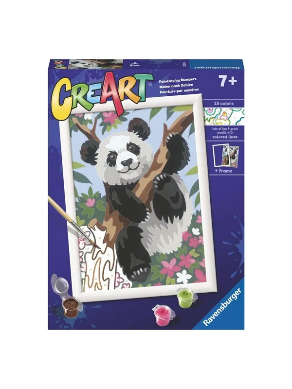 Ravensburger CreArt Painting by Numbers - Playful Panda