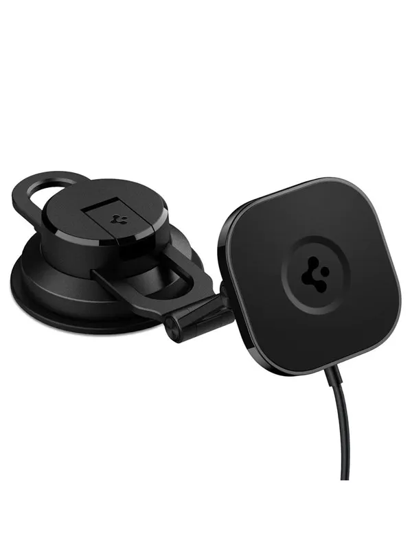 Spigen OneTap 3 Pro Wireless Car Charger Mount MagSafe Dashboard/Windshield ITS35W-3 - black