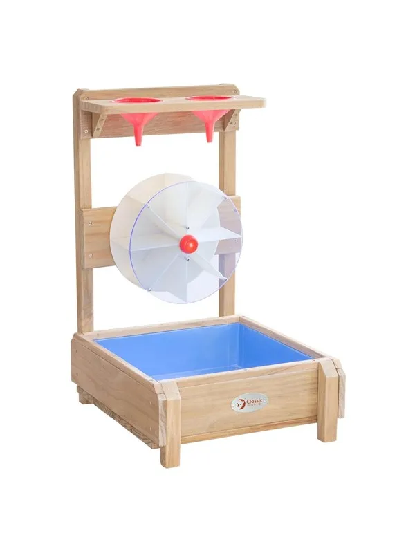 Classic World Wooden Water Table with Funnels and