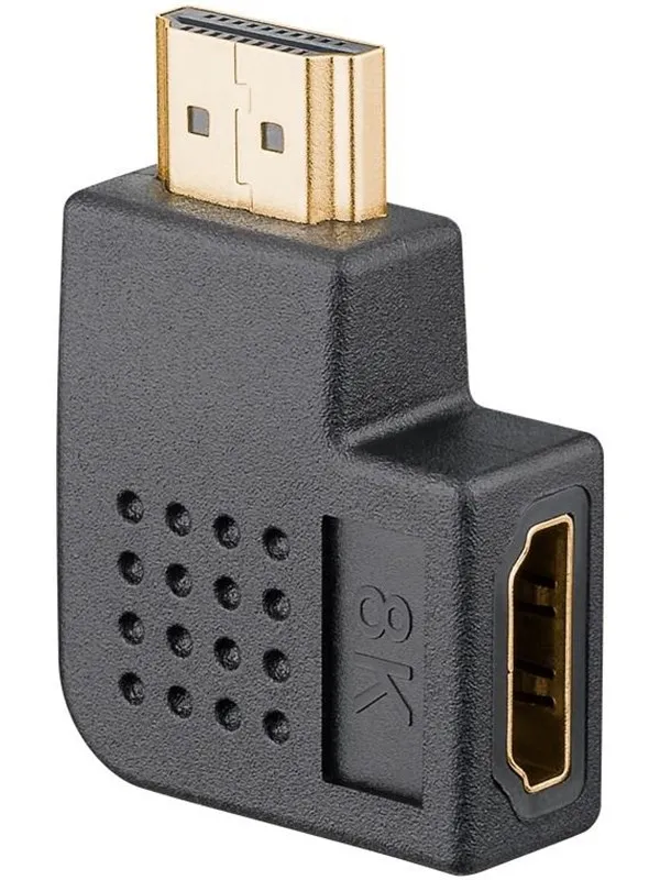 Pro HDMI - Angled Adapter 90° Horizontal - Black