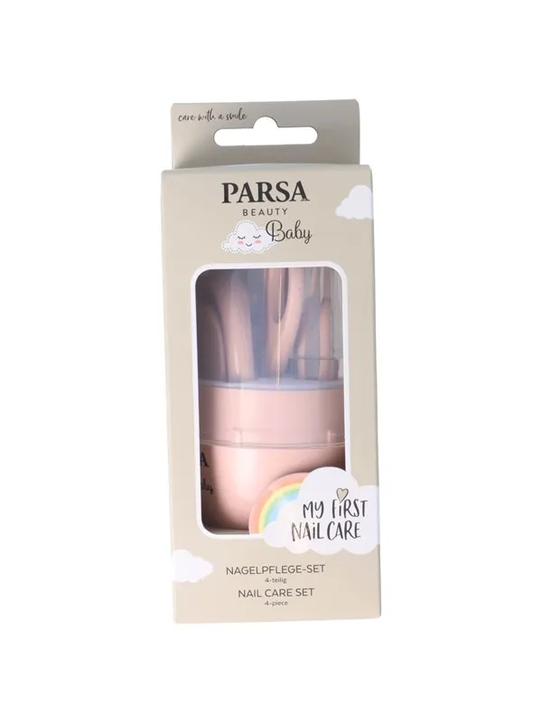 Parsa Baby 6-delt neglepleiesett, nyfødt - rosa