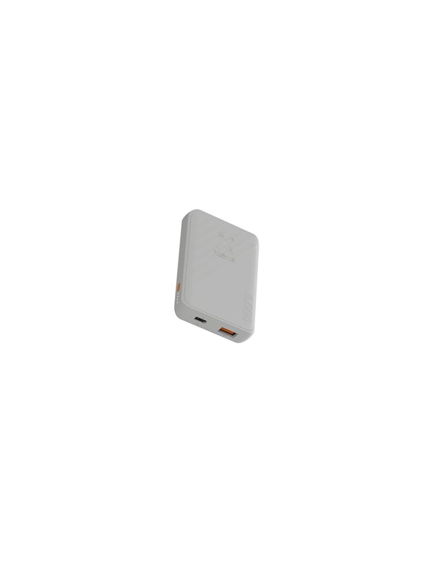 Xtorm Power Bank 5.000mAh 12W USB-C & USB-A White Nødlader - Hvit - 5 Ah