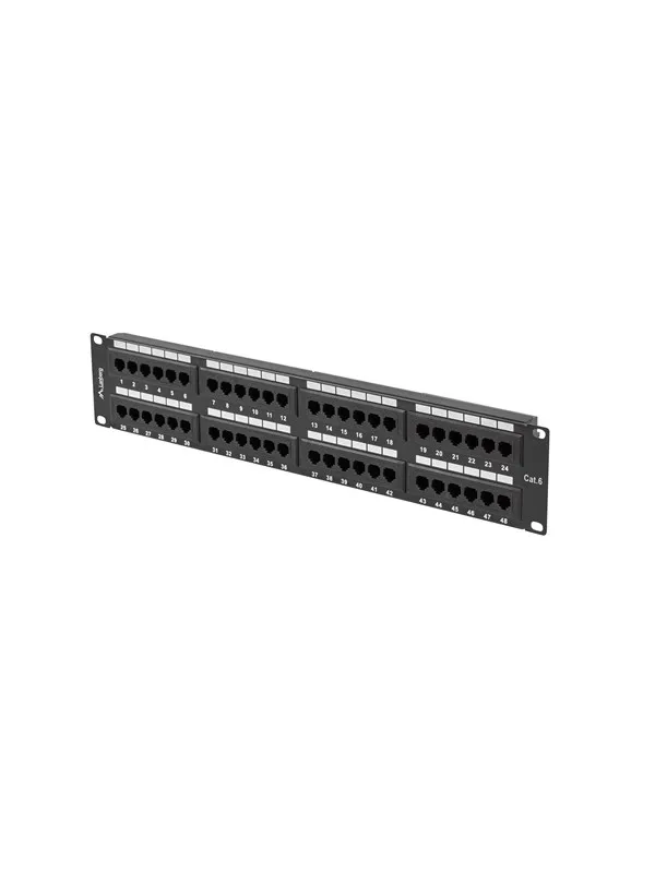 Lanberg patch panel - 2U - 19"