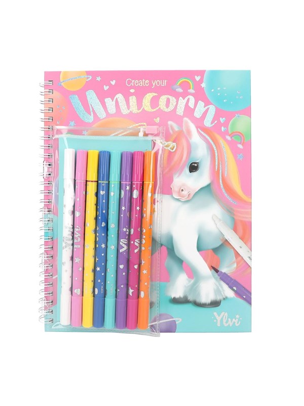 Depesche Ylvi Colouring Book with Pen Set