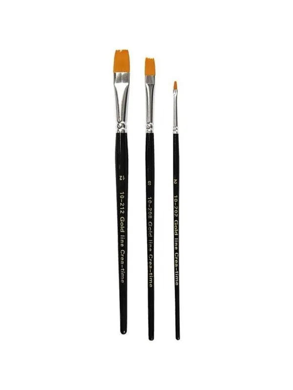 Creativ Company Gold Line Brushes 3 pcs.