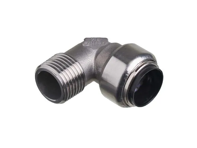 Roth male elbow 90° push-fit 18 mm x 1/2"