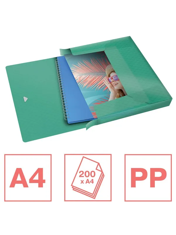 Esselte Arkivboks  Colour'Breeze PP 25mm Grønn