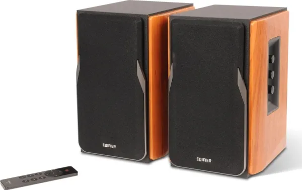 Edifier R1380DB - 2.0 Bluetooth Bookshelf Speakers - 42W - Brown