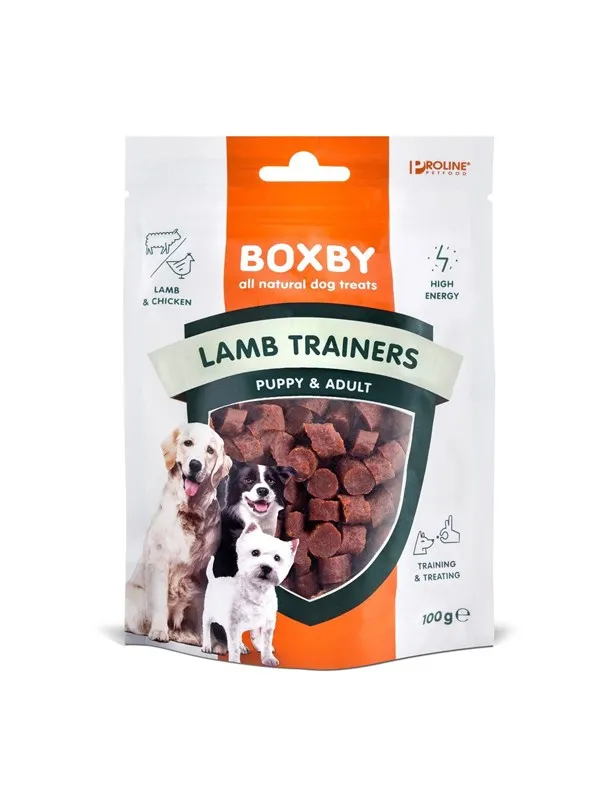 BOXBY Dog Treats Lamb Trainers 100g